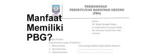 Manfaat Memiliki PBG