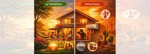 Kelebihan dan Kekurangan Rumah Menghadap Barat