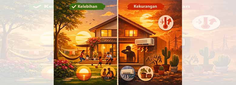 Kelebihan dan Kekurangan Rumah Menghadap Barat